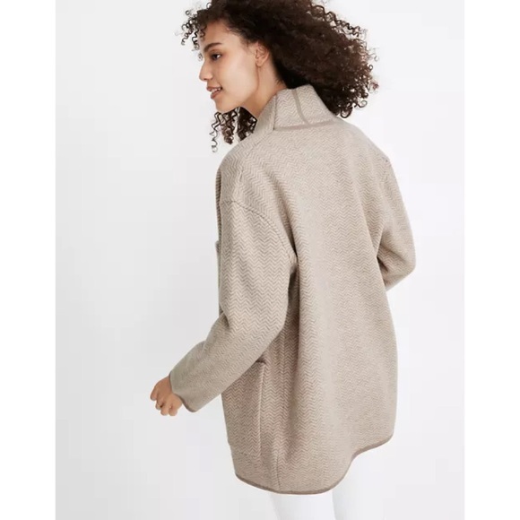 Madewell Jackets & Coats Nwt Madewell Herringbone Mattson Sweater